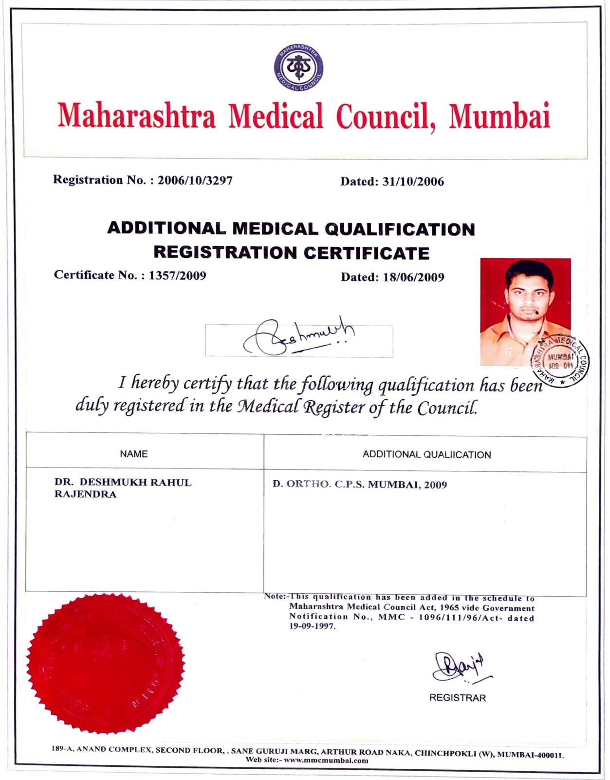 Certifications